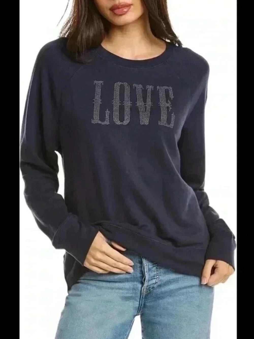 Zadig & Voltaire Navy Soft Love Sweatshirt Size M
